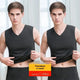 Dark gray + dark gray [vest two pieces] double-sided Velvet
