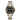 Custom Japan NH35 MIYOTA 8215 Automatic Men Watch Two Tone  Gold  Strap Sterile Blue Sunburst Dial Top Brand Sapphire Crystal