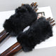 RABBIT FUR BLACK