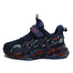 dark blue red