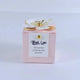 Pink white card