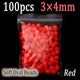 100pcs Red 3X4mm