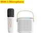 White with 1 Mic