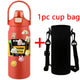 Red with cup bag