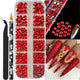 rode strass set
