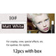 12pcs  Matt White