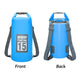 2 straps skyblue 15L