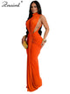 orange dress