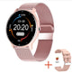 Mesh riem roze