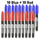 10 Blauw 10 Rood