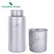 1L en 750ml beker