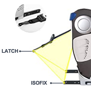 Ap01 Kl005 Child Seat 360 Baby Car Seat Rotatable Isofix, ECE R44 04, 9 36 kg 0 12 Years, 5 Point