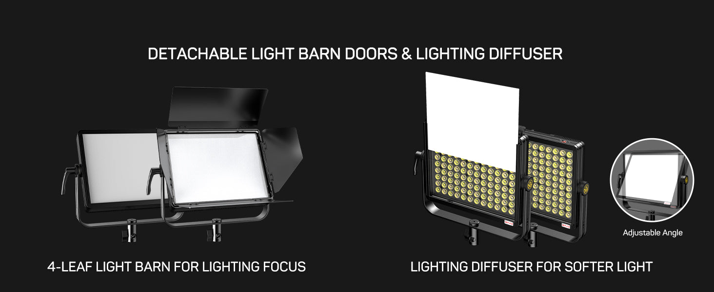 Ifootage PL1 80BN LED Photography Light Beauty Makeup Photography Light Product Photography Light